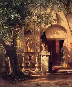 Albert Bierstadt Photo A4 sunlight and shadow 1862 - Picture 1 of 1