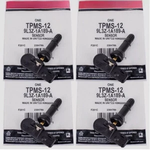 4PCS Genuine Motorcraft TIRE PRESSURE MONITORING SENSOR OEM TPMS-12 9L3Z-1A189-A - Picture 1 of 12