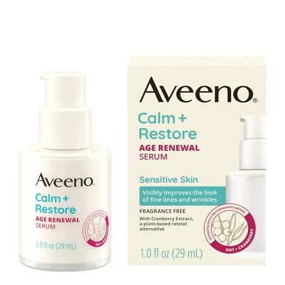 Gel para ojos Aveeno Calm Restore Age Renewal 0,5 fl oz crema antienvejecimiento para ojos Foto 1 de 4