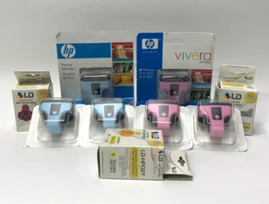 HP 02 Ink Cartridges, HP Photo Smart Magenta/Light/Cyan/Yellow Ink Cartridges x9 - Picture 1 of 3
