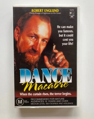 Dance Macabre [VHS] Columbia Big Box Ex-Rental Video Tape Horror Robert Englund - Image 1 of 4