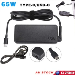 65W 45W 90W USB C Type C Laptop Charger For Lenovo ThinkPad Dell HP Acer Macbook - Picture 1 of 22