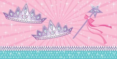 Princess Tablecloth Party Tablecover Girls Birthday Favor Party Supply - Image 1 of 2