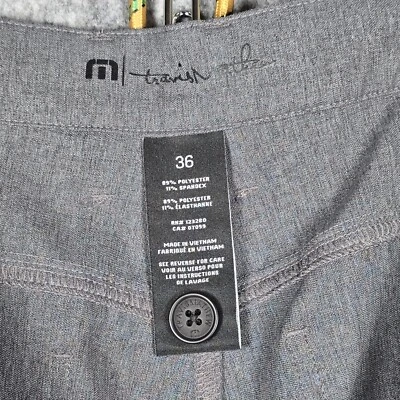 Pantalones informales de golf TRAVIS MATHEW abiertos a cerrar elásticos grises para hombre 1MT435 - 36x32 Foto 1 de 4