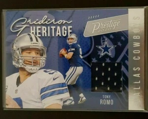 2020 Gridiron Heritage TONY ROMO Jersey Relic Card #GH-TR MINT FROM PACK - Picture 1 of 2