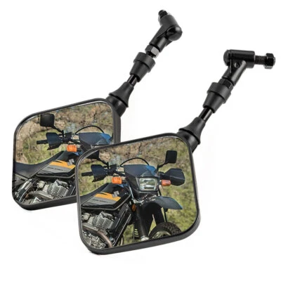 Motorcycle Left & Right Rearview Mirror For Suzuki DR 200 250 DR350 DRZ 400 650 Foto 1 de 4