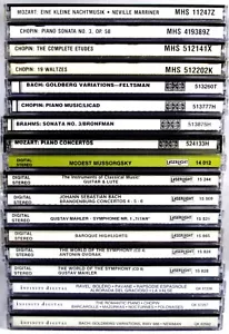 LOT (19) CLASSICAL CDs MHS FULL-SILVER Brendel Argerich LASERLIGHT & INFINITY - Imagen 1 de 24