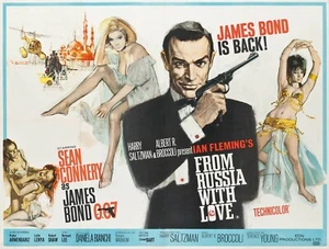 james bond 007 - Poster (A0-A4) Film Movie Picture Wall Decor Actor - Picture 1 of 5
