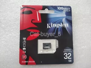 Kingston 64GB Canvas Select Plus MicroSDHC UHS-I Speed Class 10 TF Memory Card - Picture 1 of 3