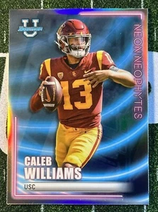 Caleb Williams Neon Neophytes 2022 Bowman Best Univ #NN-1 USC / Bears Rookie - Picture 1 of 2