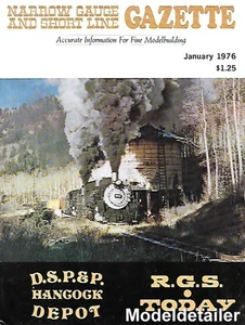 Schmalspuranzeiger V1 N6 RGS DSP&P Hancock Depot Holzfäller FJ&G Schotter - Bild 1 von 8