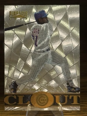 1997 年 Pinnacle CLOUT 银艺术家证明 #194 Sammy Sosa Cubs 罕见 PARALLEL — 第 1/2 张图片