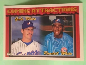 1994 Topps - Coming Attractions Rondell White, Gabe White #784 - Montreal Expos - Picture 1 of 2