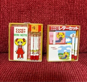 Vintage 1970er Candy Candy Mini Memo Set von Popy Japan Retro Schreibwaren Igarashi - Bild 1 von 7
