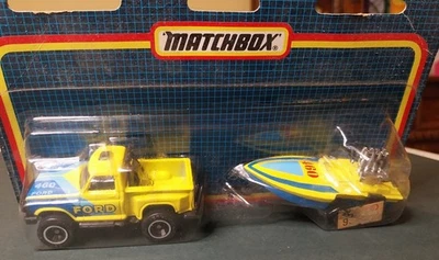 MATCHBOX SUPERFAST TWIN PACK TP-119 FORD FLARESIDE PICKUP & SEAFIRE LAUNCH - Image 1 of 4