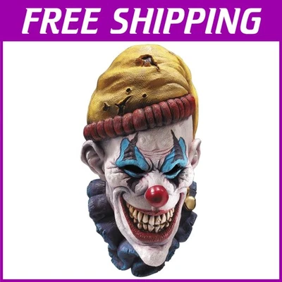 Insano The Clown Mask - Terrifying Latex Costume Accessory - Image 1 of 4