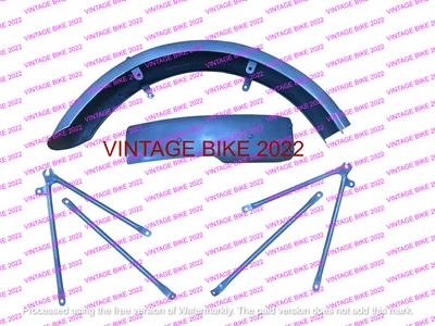 Guardabarros trasero incomparable G3L AJS 16m modelo militar crudo 1949 CON ESTANCIA/APTO PARA Foto 1 de 4