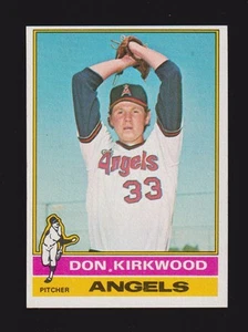 1976 TOPPS #108 Don Kirkwood LA CALIFORNIA ANGELS EX-MINT A - Picture 1 of 2
