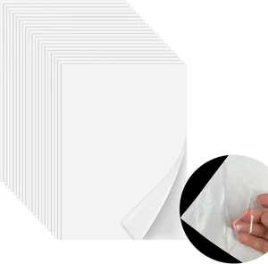 Iron on Adhesive Sheets 20PCS, Heavy Weight Double-Sided Heat Melt Fabric Glue S - Picture 1 of 12