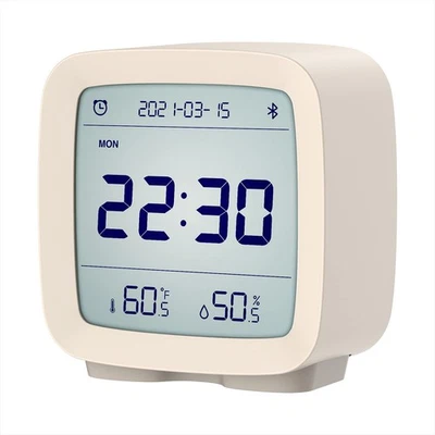 Smart Bluetooth Digital Alarm Clock with Multiple Alarms, Battery Operated Sm... - Image 1 of 4