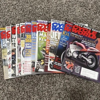 2004 CYCLE WORLD Motorcycle Magazine Complete Set of All 12 Issues for 2004 - Image 1 of 4
