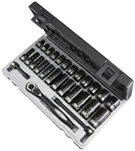 81627RD 3/8 Drive Standard and Deep Length Fractional Duo Socket Set  6 Large 2 - Picture 1 of 1
