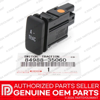 GENUINE Toyota 07-14 FJ Cruiser OEM A-TRAC Traction Control Switch 84988-35060 - Image 1 of 4