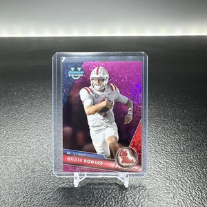 2023 Bowman Chrome U Walker Howard Pink Diamond 001/150 - Picture 1 of 3