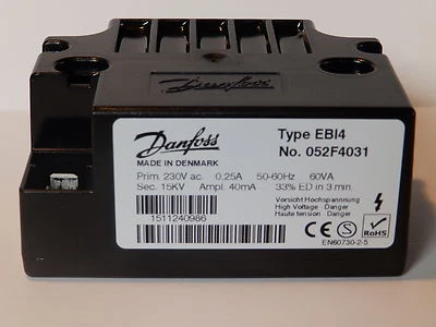 Zündeinheit Zündtrafo passend für Ölbrenner Buderus BRE1, BDE, RE, BE-A  - Bild 1 von 2