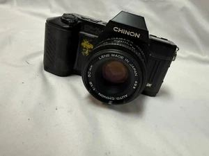 VINTAGE CHINON CP-7m Multi-Program SLR FILM CAMERA 35MM Auto Chinon lens - Picture 1 of 6