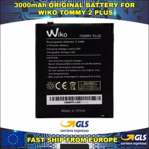 BATTERIA BATTERY WIKO TOMMY 2 PLUS TOMMY2+ AKKU 3000mAh GARANZIA ITA - Bild 1 von 1
