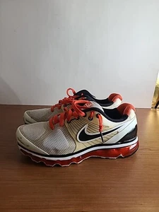 Nike Airmax Flywire 2010 Men's Size 8 Running Shoes Beige Orange 386368-100 - Picture 1 of 9