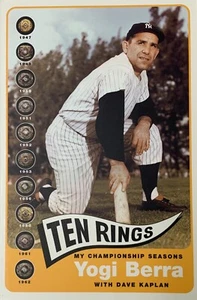 Yogi Berra New York Yankees “Ten Rings” Autographed Paperback Book w/ JSA COA - Picture 1 of 2