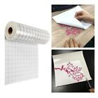 Grid Adhesive   Transfer Paper Tape Roll for Decals Signs Window