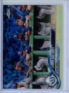 2018 Topps Chrome Sapphire TAMPA BAY RAYS #468 Team Card - Picture 1 of 1