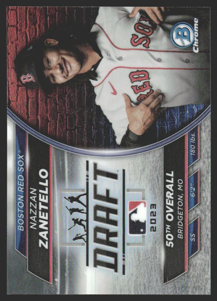 2023 Bowman Draft Night Refractor /250 Nazzan Zanetello #BDN-1 GS1 - Image 1 of 2