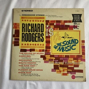 Richard Rodgers IS The Sound Of Music LP Vinyl Record S 98019 Ships Free - Imagen 1 de 6