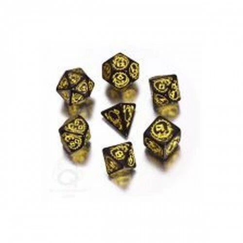 Dados Dragon negro y amarillo - 7 Foto 1 de 1