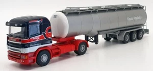 Unknown Manufacturer 1/50 Scale - Mat085 Scania 124L & Tanker - LIquid Logistics - Picture 1 of 8