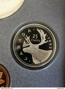 25 CENTS 1995 ELISABETH II CANADA / UNC DU COFFRET proof - Picture 1 of 2