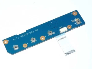Power Taste Platine Buttons Board Clevo One M860TU M860L M865TU Sager NP8660 - Bild 1 von 1