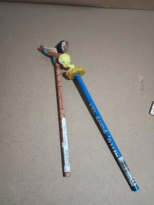 Applause Pencil Topper Tweety Vogel Looney Tunes Lot 1995 & Disney Pocahontas NOS - Bild 1 von 17