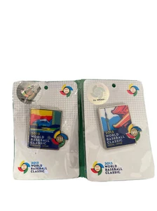 2 Different New In Package 2013 World Baseball Classic Pin W/hologram WinCraft - Picture 1 of 6