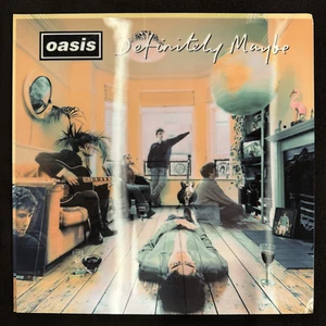 OASIS DEFINITELY MAYBE 30th ANNIVERSARY BLOOD RECORDS TRI COLOUR LIMITED VINYL - Picture 1 of 2