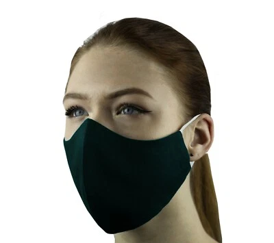 IN 3 SIZES Triple Layers 100% Cotton Face Mask Washable Reusable W/Filter Pocket - Image 1 of 4
