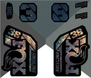 Fox 38 Factory 2021 Fork Decals - Nebula - Licensed By Fox - Picture 1 of 1