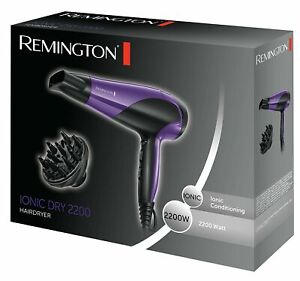 Remington D3190 2200W Women's Professional Hair Dryer Ionic Conditioning  Purple