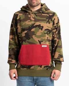 Sudadera con capucha OVADIA & SONS para hombre Pequeña Duna camuflaje/Roja Nueva con etiquetas $270 - Imagen 1 de 10