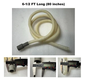 EXC CLEAN Whirlpool Dishwasher Drain Hose Extension 6 1/2 ft Universal 8269144A - Picture 1 of 8