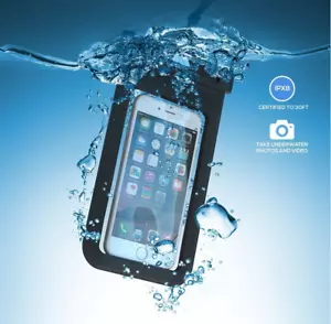 CUSTODIA COVER IMPERMEABILE SUBACQUEA PER SMARTPHONE UNIVERSALE - Foto 1 di 15